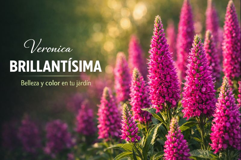 Veronica Brillantísima — plantín para cerco vivo ornamental