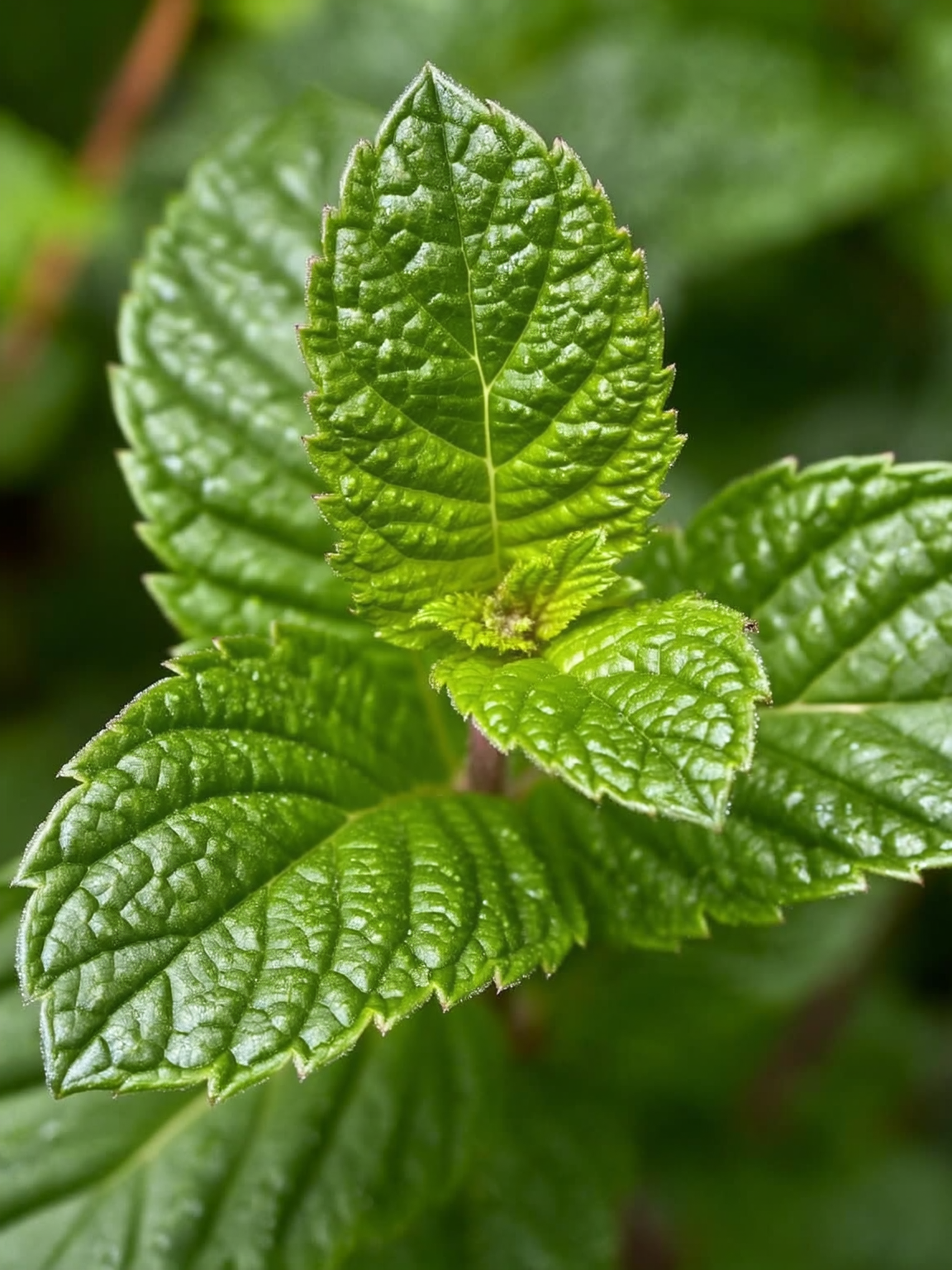 Plantines de menta planta en vivero Roelplant, Quillota