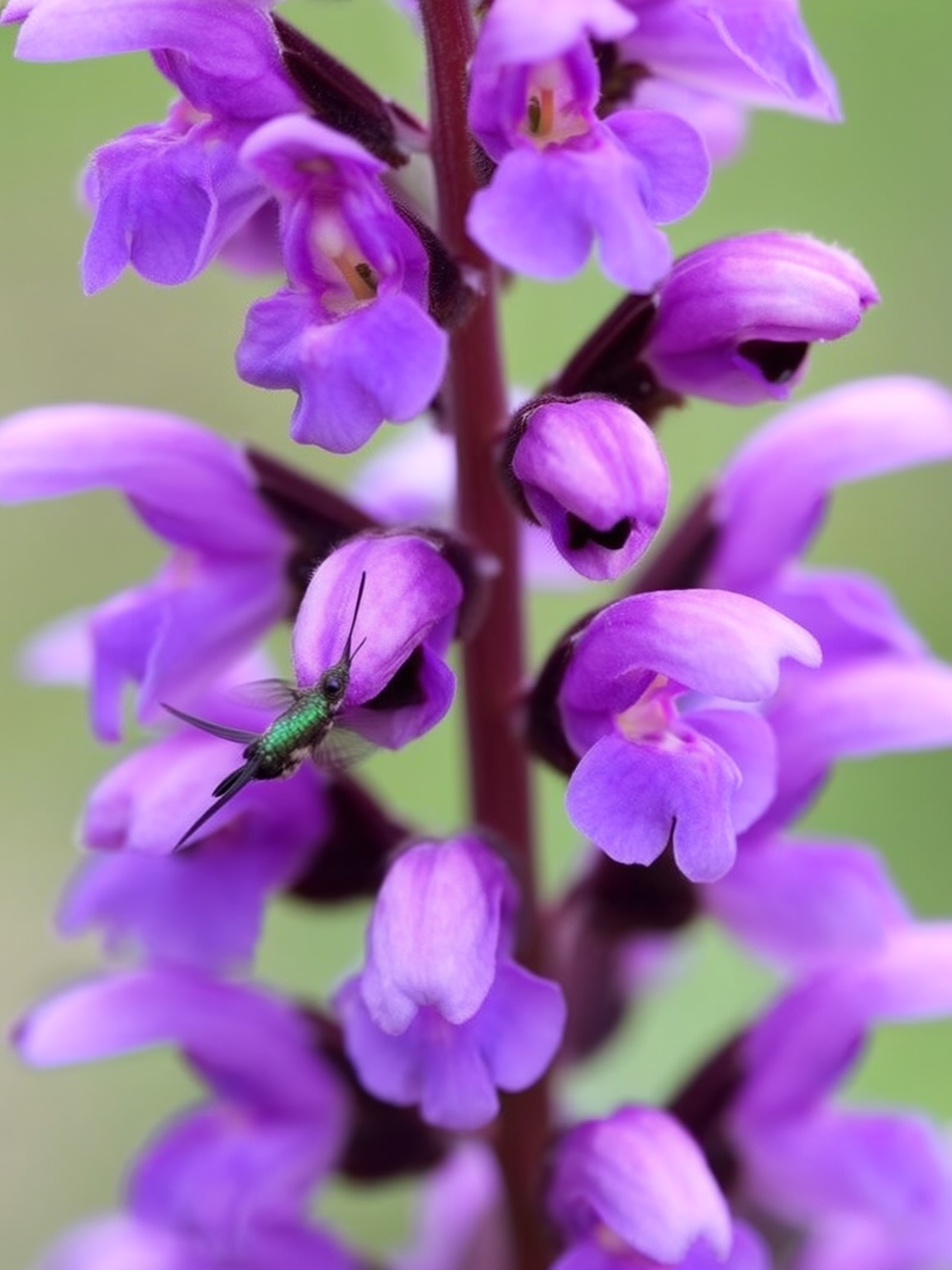 Plantín de salvia leucantha producido en vivero Roelplant