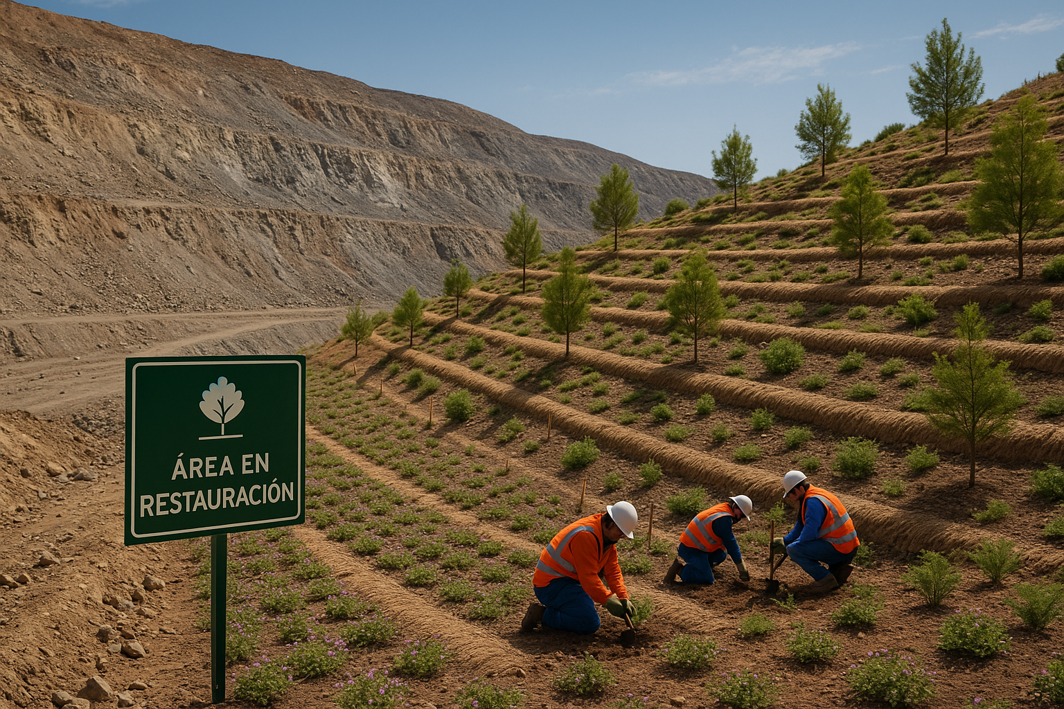 Restauración ecológica en minería